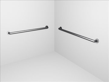 handicapped bathroom railings 3d model 3ds max wrl wrz obj 109079