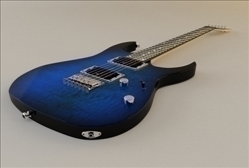 ibanez rg321 electric guitar 3d model 3ds max 108976