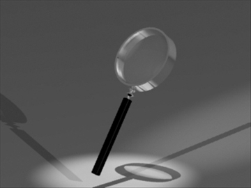 magnifying glass 3d model 3ds 81228