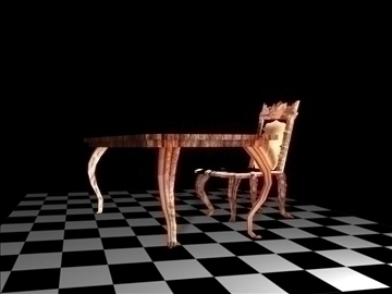 medieval table 3d model max 91248
