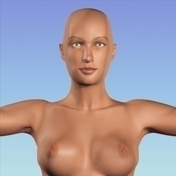 monica 9.0 human female character 3d model 3ds max fbx obj 82026