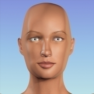 monica 9.0 human female character 3d model 3ds max fbx obj 82030