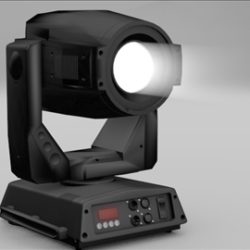 moving spotlight stage light 3d model 3ds c4d texture 112168