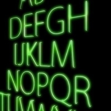 neon alphabet 3d model 3ds dxf obj other 89742