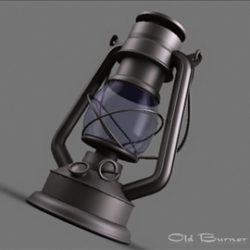 old lantern 3d model 3ds max obj 99773