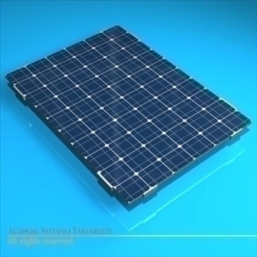 photovoltaic module 3d model 3ds dxf c4d obj 98225