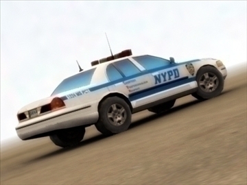 police patrol car 3dsmax 3d model 3ds max fbx lwo ma mb hrc xsi texture wrl wrz obj 99225