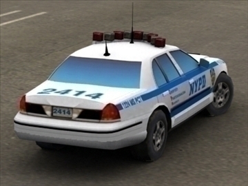 police patrol car 3dsmax 3d model 3ds max fbx lwo ma mb hrc xsi texture wrl wrz obj 99227