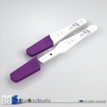 pregnancy test 3d model 3ds dxf c4d obj 107605
