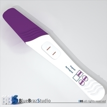 pregnancy test 4 3d model 3ds dxf c4d obj 107633
