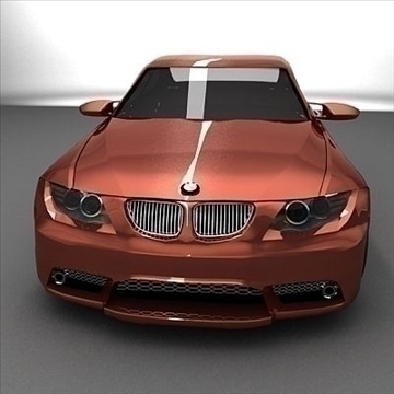 restyled bmw coupe 3d model 3ds max obj 102393