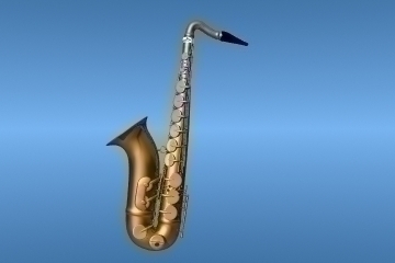 saxaphone 3d model lwo 84436