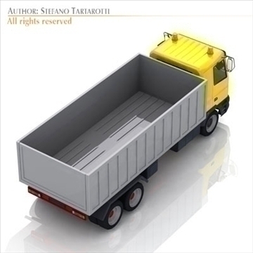 semi trailer truck 3d model 3ds dxf c4d obj 102826