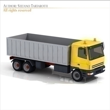 semi trailer truck 3d model 3ds dxf c4d obj 102831