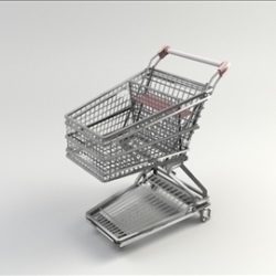 shopping cart 3d model 3ds blend obj 99172