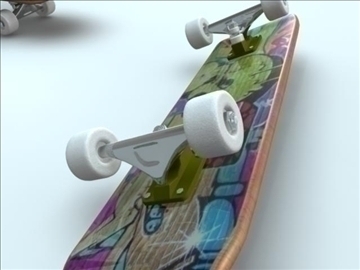 skateboard 3d model ma mb obj 91895