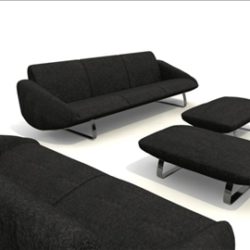 sofa_4pieces 3d model ma mb obj 82779