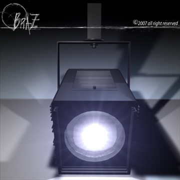stage light – pc 3d model 3ds dxf c4d obj 85221