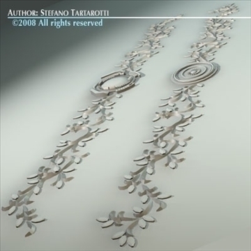 stucco decorations 3d model 3ds dxf c4d obj 91844