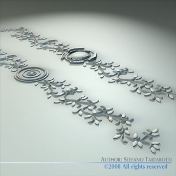stucco decorations 3d model 3ds dxf c4d obj 91845