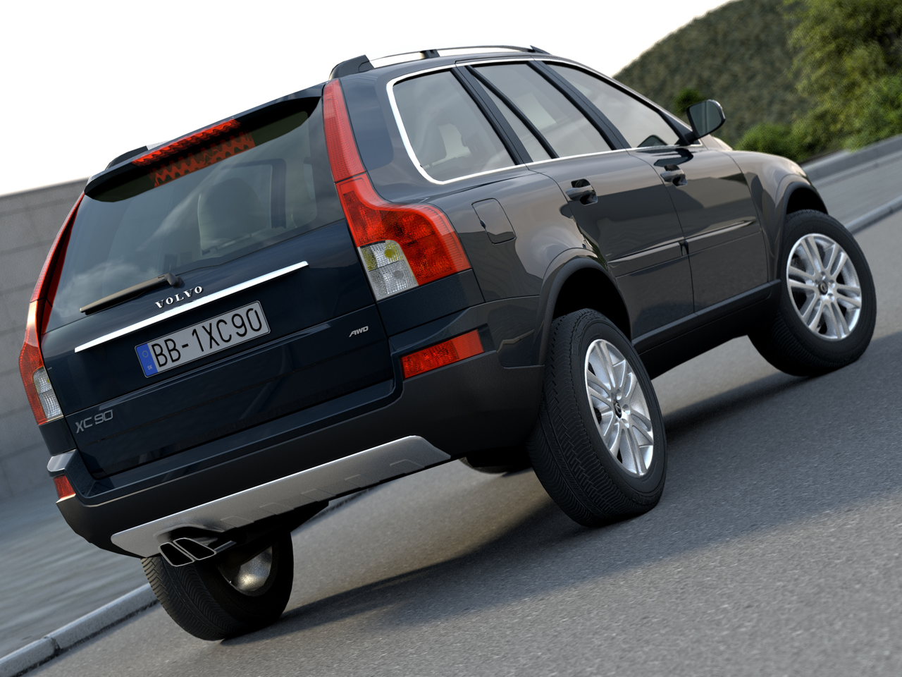 Suv Xc90 2009 3d Model Flatpyramid
