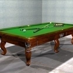 the billiard(snooker)table 3d model max 107733