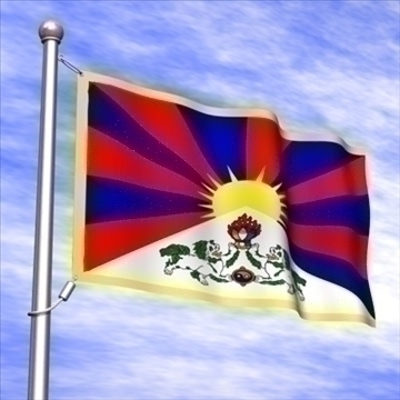 tibetan flag.zip 3d model 3ds dxf fbx c4d x obj 88407