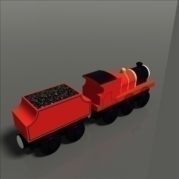 Toy Train 20 3D Model - FlatPyramid