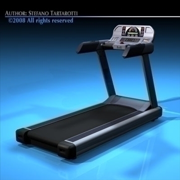 treadmill 3d model 3ds dxf c4d obj 89285