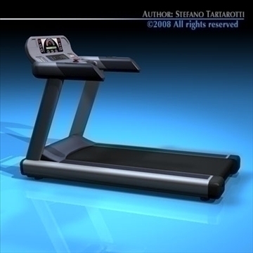 treadmill 3d model 3ds dxf c4d obj 89287