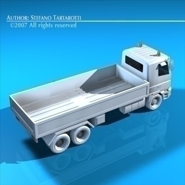 truck low boards deck 3d model 3ds dxf c4d obj 85134