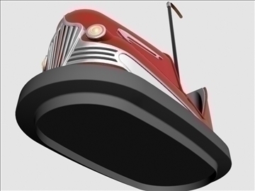 vintage bumper car 3d model 3ds dxf 98970