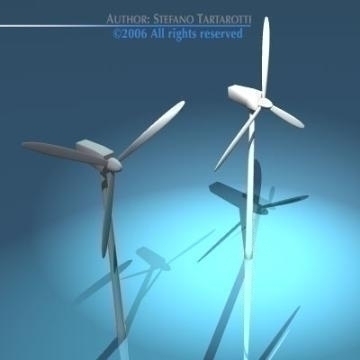 wind turbine2 3d model 3ds dxf c4d obj 78423