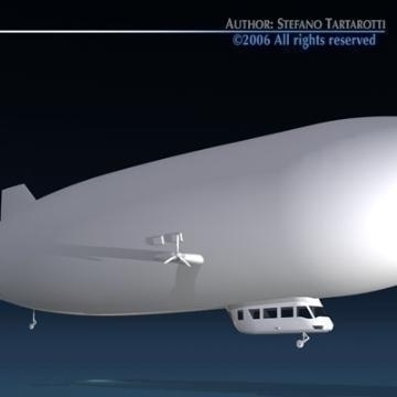 zeppelin 3d model 3ds dxf obj 77601