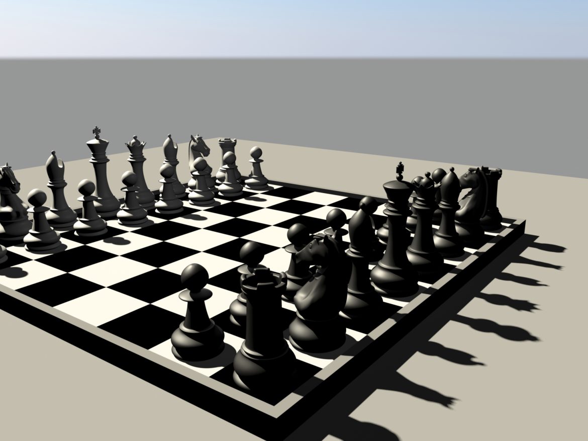 chess 3 3d model fbx ma mb obj 153546