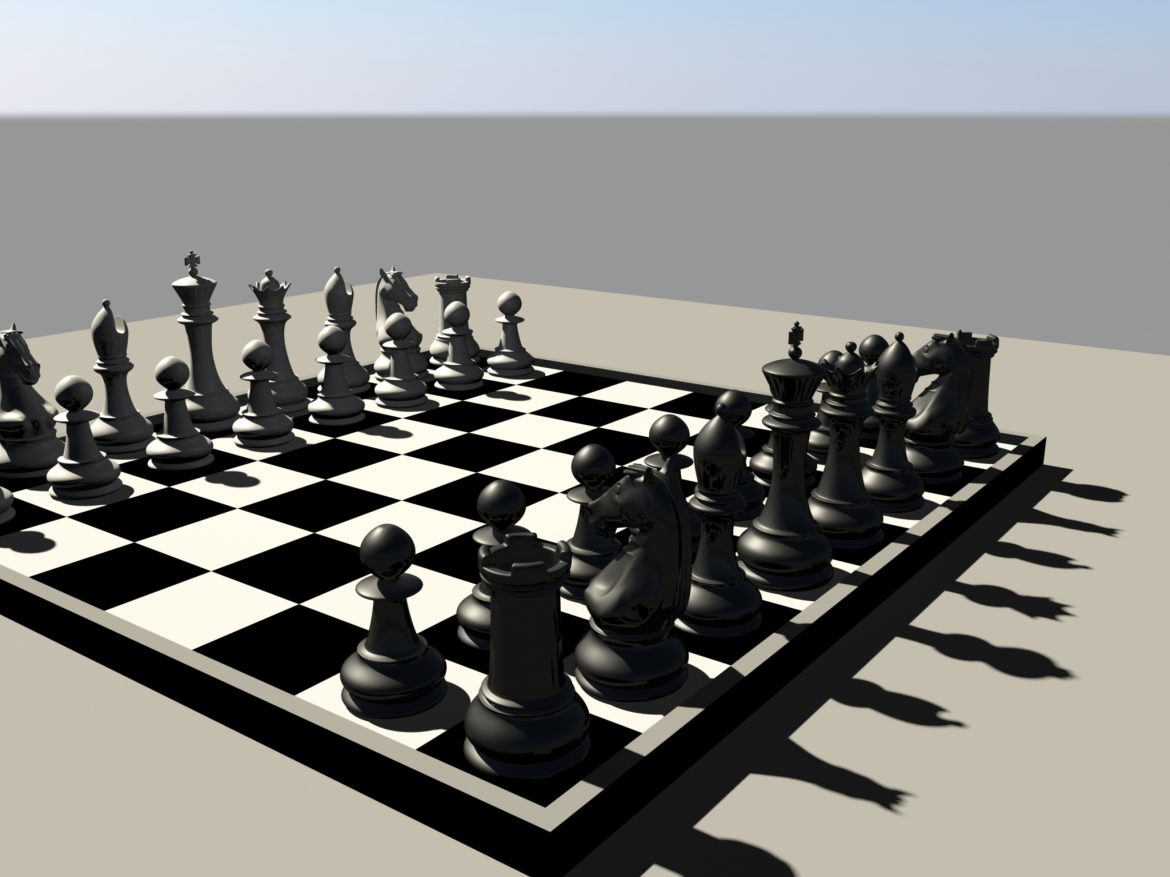 chess 3 3d model fbx ma mb obj 153547