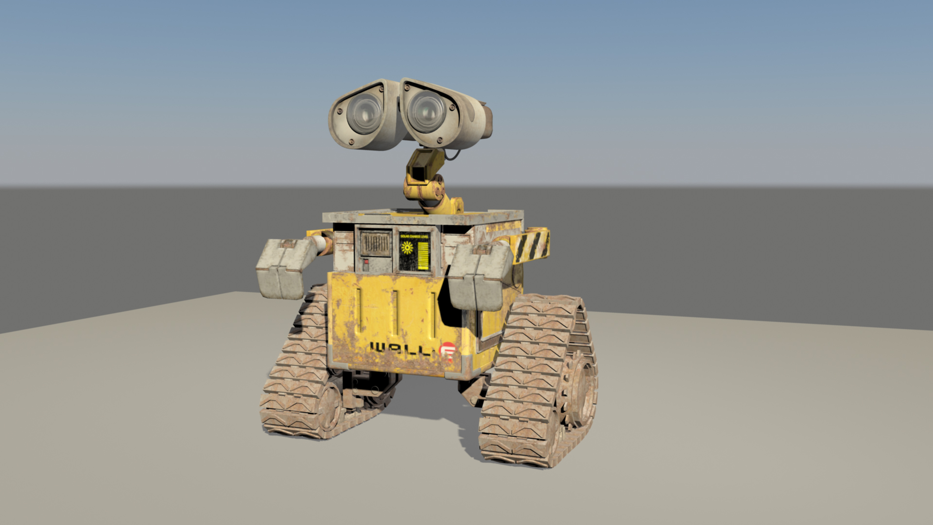 Walle 3D Model FlatPyramid