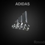 Adidas 3d Logo 3d Model Flatpyramid