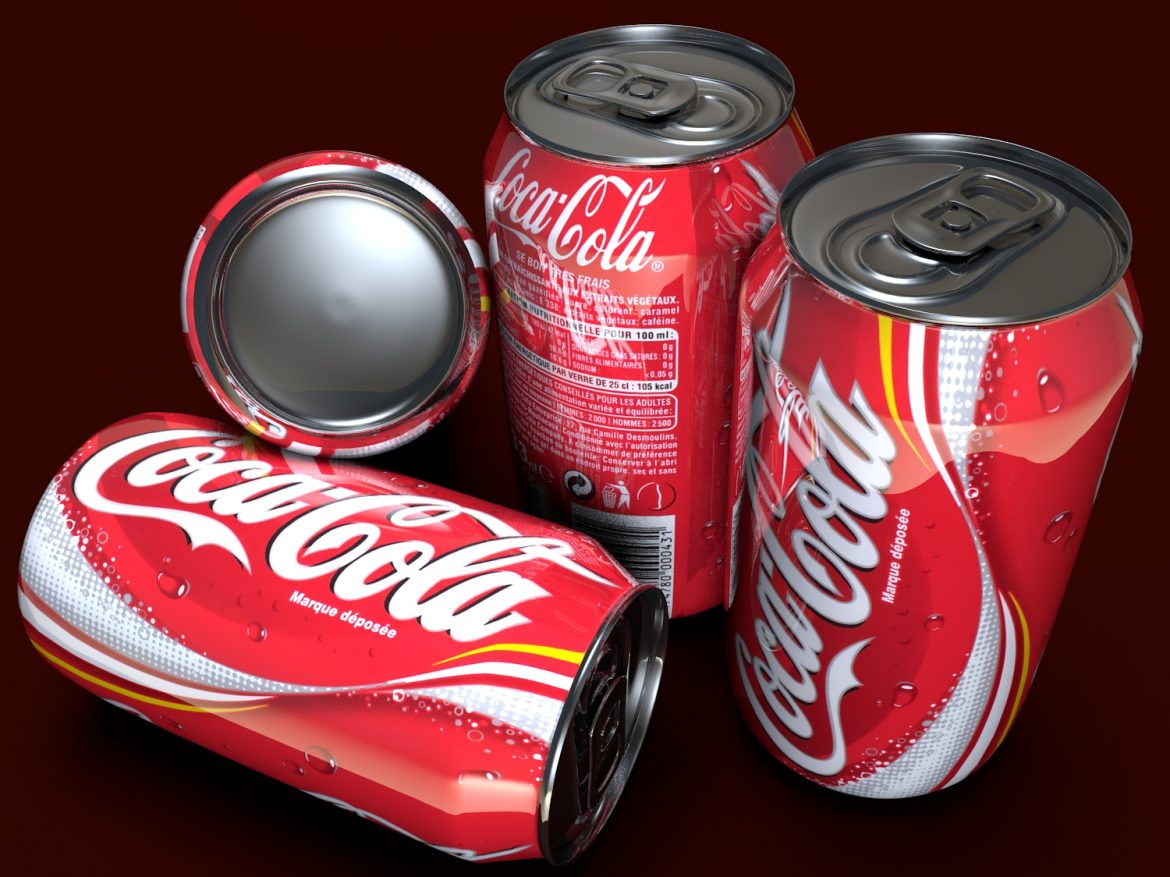 coca cola can 3d model blend obj 117110