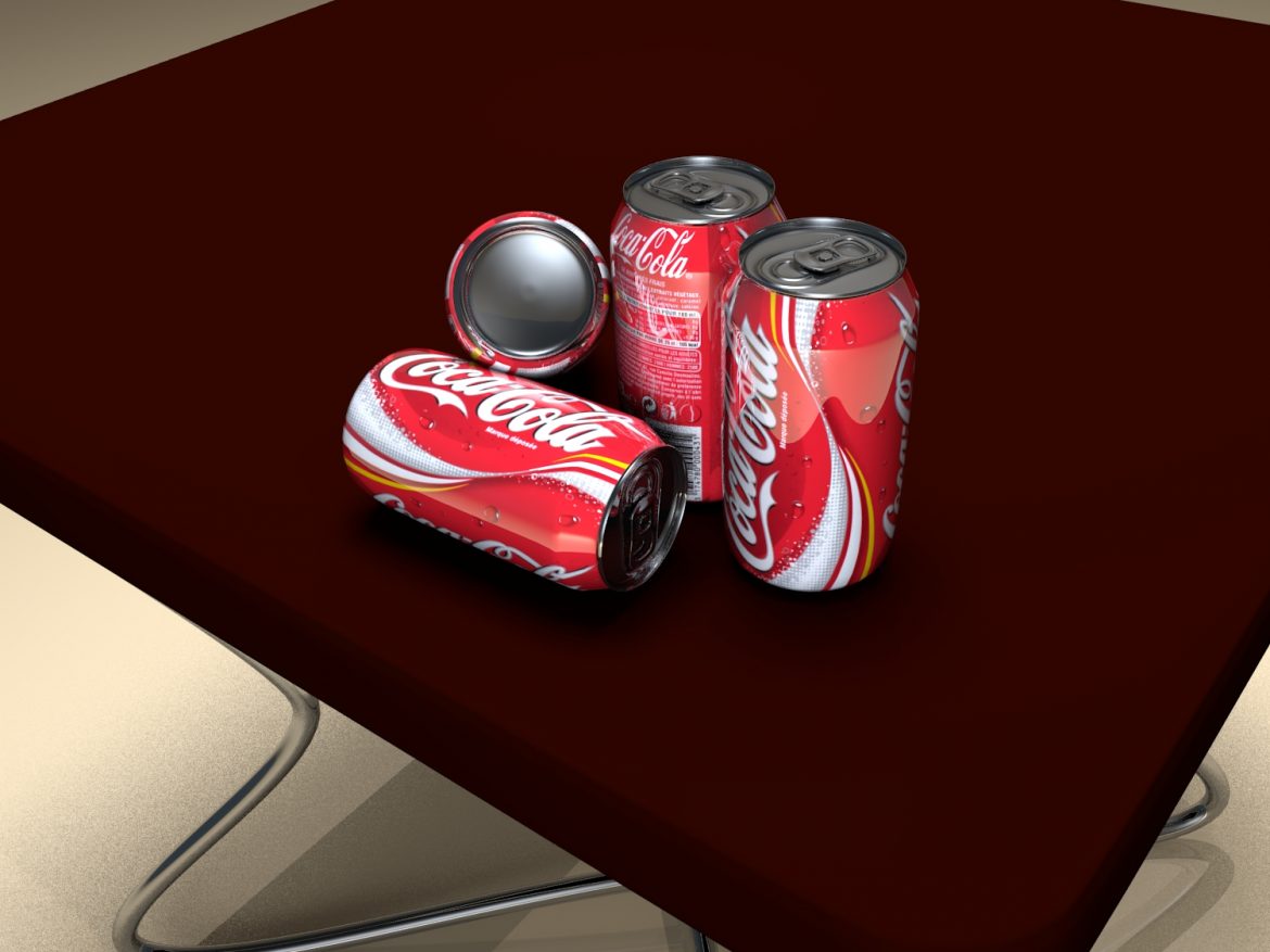 coca cola can 3d model blend obj 117112