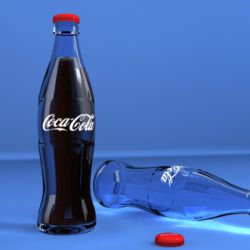 coke glass bottle 3d model 3ds max fbx 164053