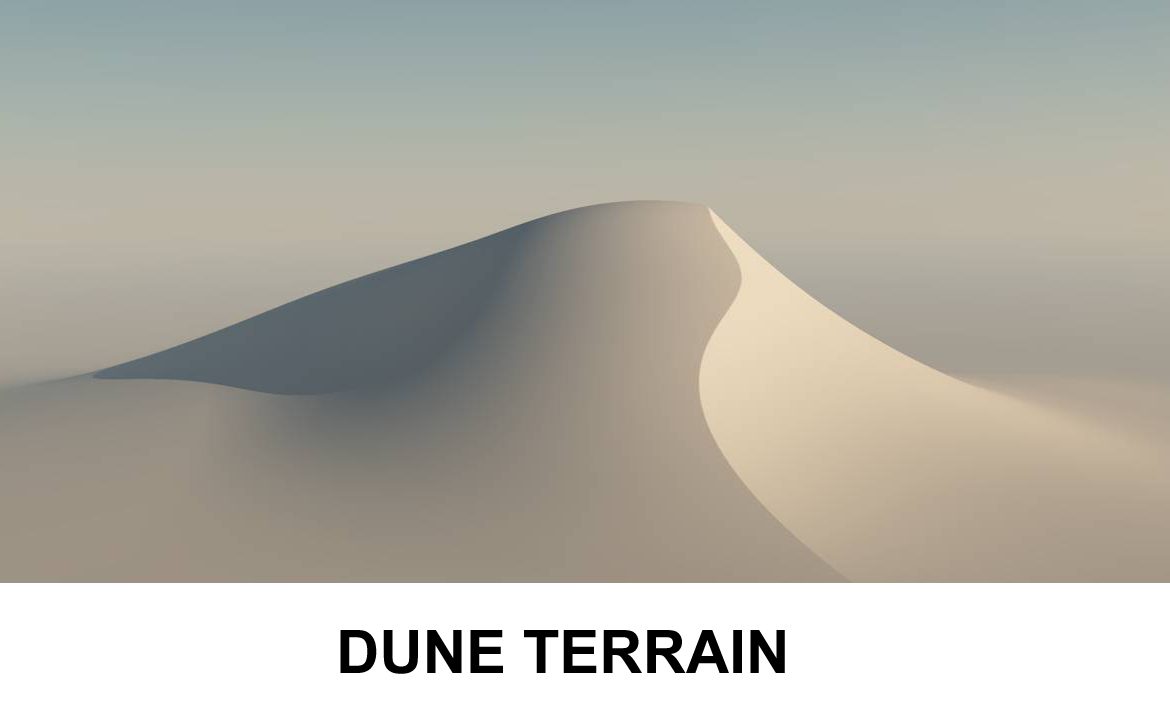 terrain dune 3d model 3ds c4d lwo obj 118378