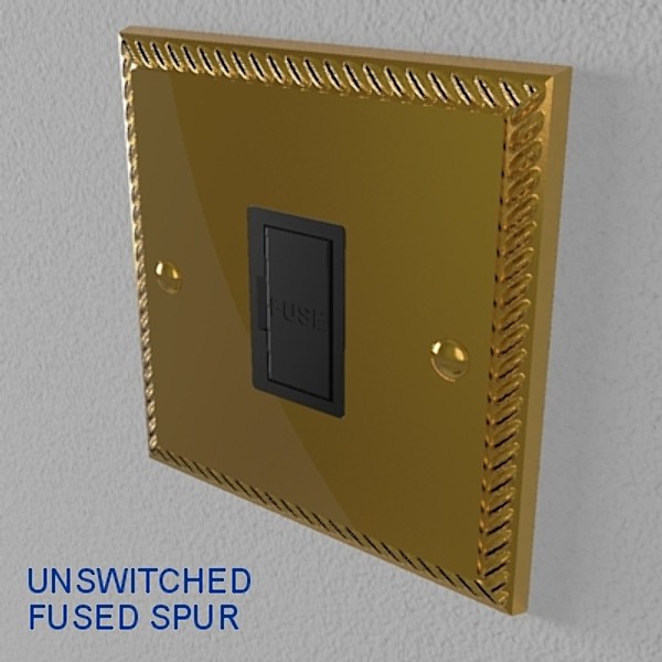uk electrical switch & socket pack – georgian rope 3d model 3ds fbx skp obj 115786