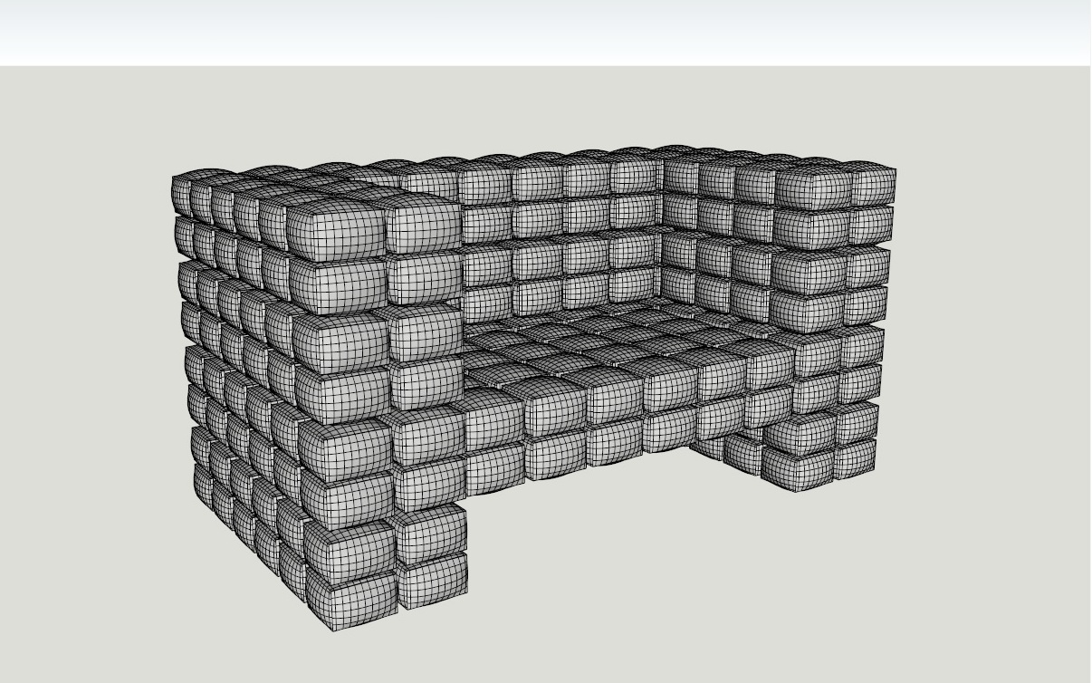 comfortable chair high polygonal 3d model 3ds dxf dwg skp obj 118570