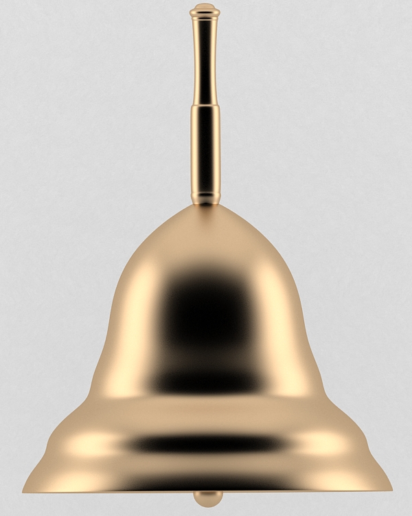 little golden bell 3d model max 141973