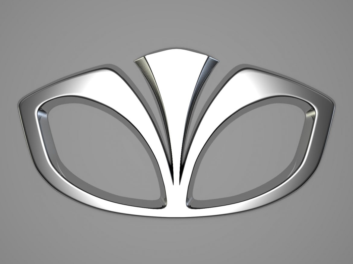 daewoo logo 3d model blend obj 116198