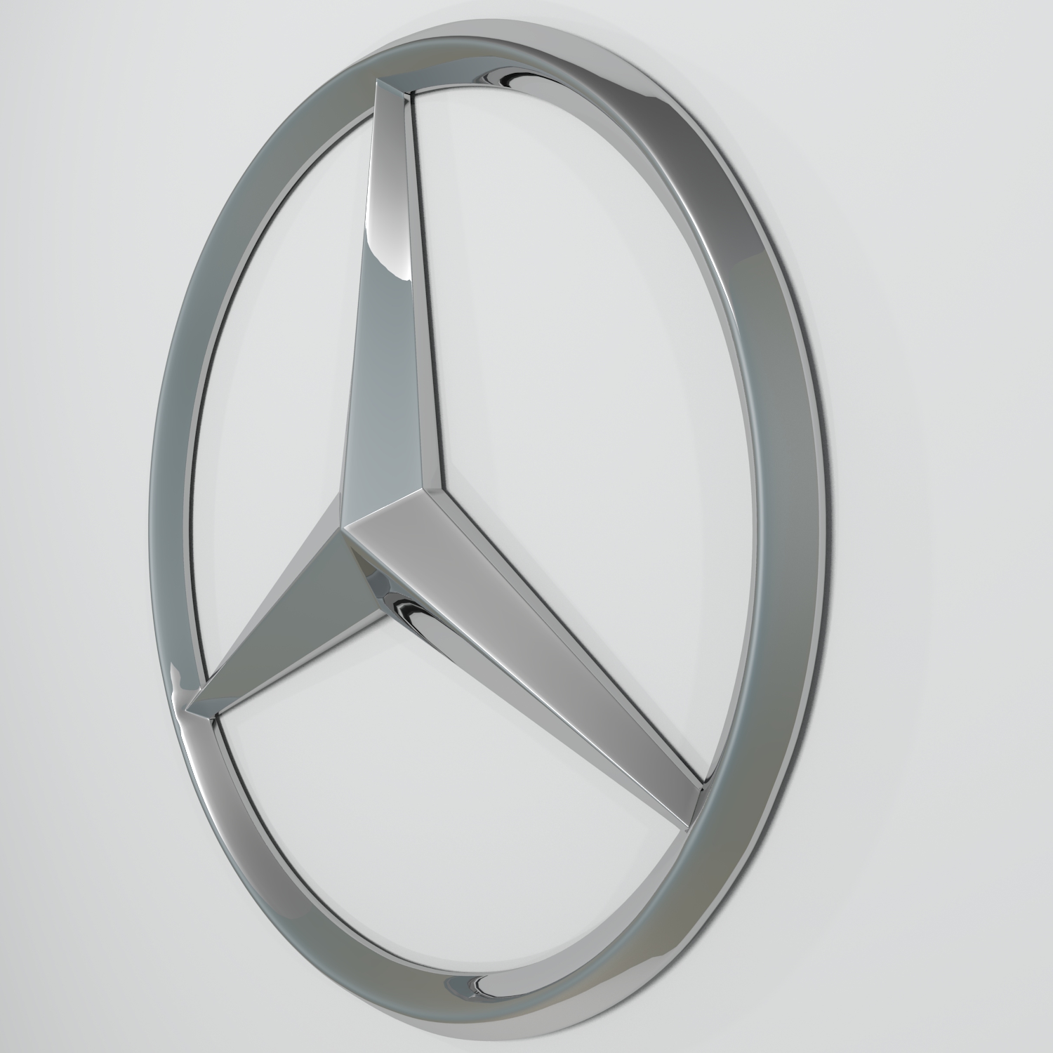Mercedes Benz Emblem Noble Car Logo Mercedes Logo 3D Mauritius