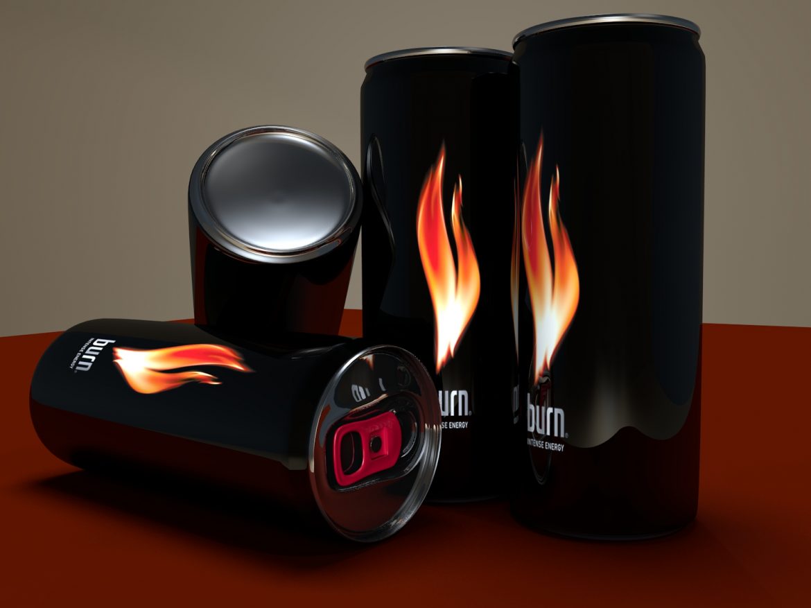 energy drink burn 3d model blend obj 119298