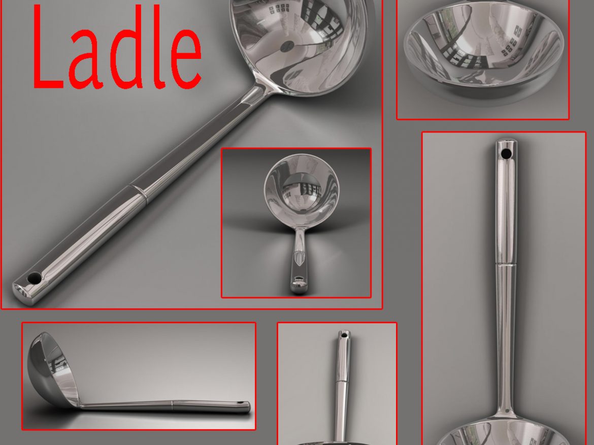 kitche utensils kit 3d model max fbx c4d ma mb obj 159298