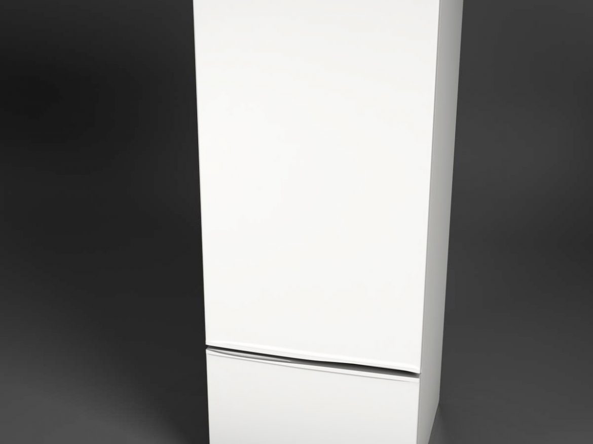 fridge 3d model 3ds max fbx ma mb obj 158905